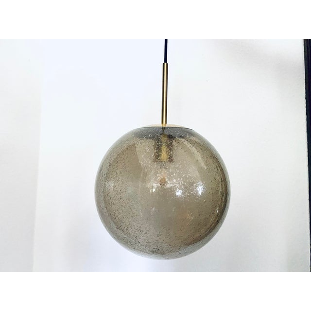 Mid-Century Globe Air Bubbles Ball Hanging Lamp from Peill & Putzler, 1960 For Sale - Image 4 of 13