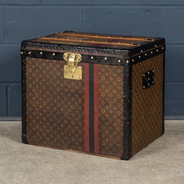 A rare and highly sought-after louis vuitton hat trunk dating to circa 1930, crafted in the iconic monogram canvas with...