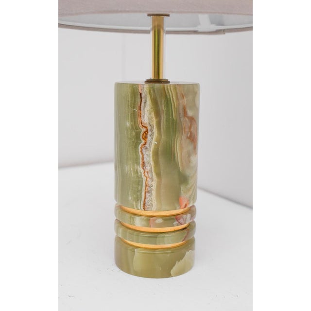 Mid-Century Modern Italian Brass Table Lamp, 1970s For Sale - Image 12 of 16
