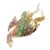 Jean Vitau Diamond Color Stone Large Angel Fish Yellow Gold Brooch For Sale In Philadelphia - Image 6 of 10