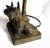 Vintage Iron Scotty Dog Lamp + Shade Electric Table Lamp For Sale - Image 4 of 14