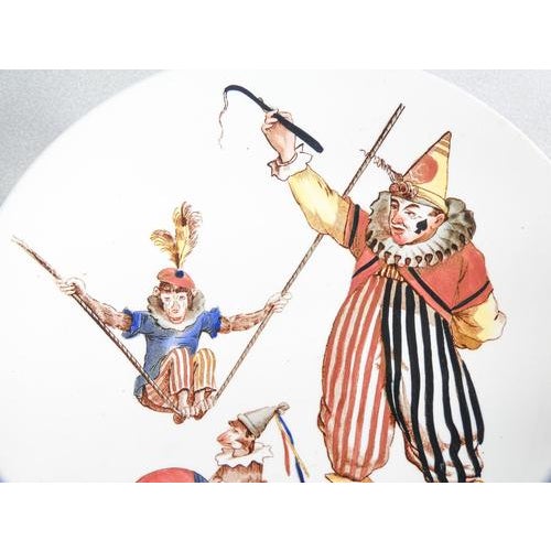 Pagliacci Plates from S. C. Richard, 1890s, Set of 5 For Sale - Image 10 of 18