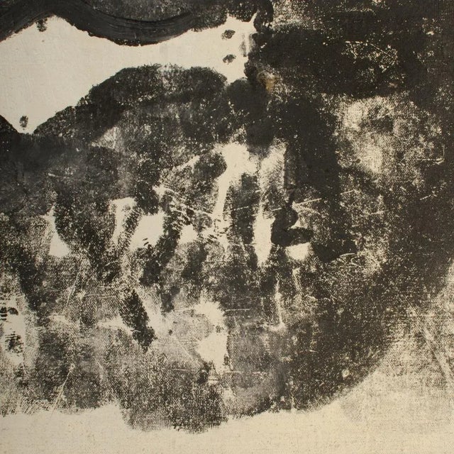 Newton Hayden Stubbing (British, B. 1921- D. 1983) "Untitled" Figurative Abstract Painting For Sale - Image 12 of 13