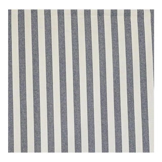 Vintage Ralph Lauren Navy & Natural Ticking Stripe Fabric – 7 Yards For Sale