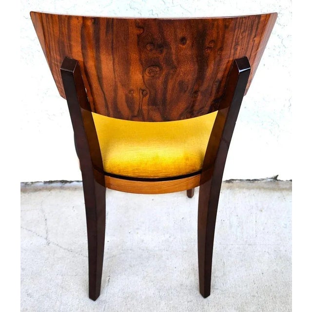 Brown Notturno Intariso Casino Game Table Chairs Italian For Sale - Image 8 of 12