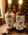 Vintage Chinoiserie Porcelain Table Lamps With Hand-Painted Floral Motifs and Wooden Bases - Pair For Sale - Image 4 of 12