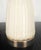 Off White Beige Bottle Shape Murano Glass Table Lamp MINT! For Sale - Image 6 of 8