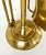 1980s Set of Federal Style Solid Brass Fireplace Piece Tools For Sale - Image 11 of 14