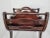 Traditional Vintage Canterbury Cherry Wood Magazine Rack For Sale - Image 3 of 11
