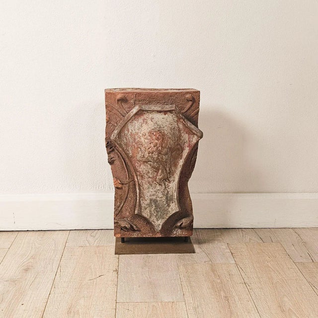 Set of Three Terracotta Tiles, u.s.a. Circa 1920 For Sale - Image 4 of 8