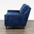 Modern West Elm Everett Blue Velvet Lounge Chair - Modern Accent Armchair For Sale - Image 3 of 7