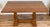 Late 20th Century Vintage Solid Wood Tuscan Farmhouse Style Drop Leaf Trestle Table For Sale - Image 5 of 17