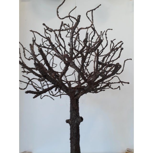 Anonymous, Brutalist Tree Sculpture, 1980s, Iron For Sale - Image 4 of 10