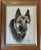 Portraiture Vintage Pastel Portrait of a German Shepherd Dog For Sale - Image 3 of 7