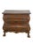 A charming vintage Dutch Baroque Revival chest of drawers featuring a sculptural bombé silhouette, richly grained oak...