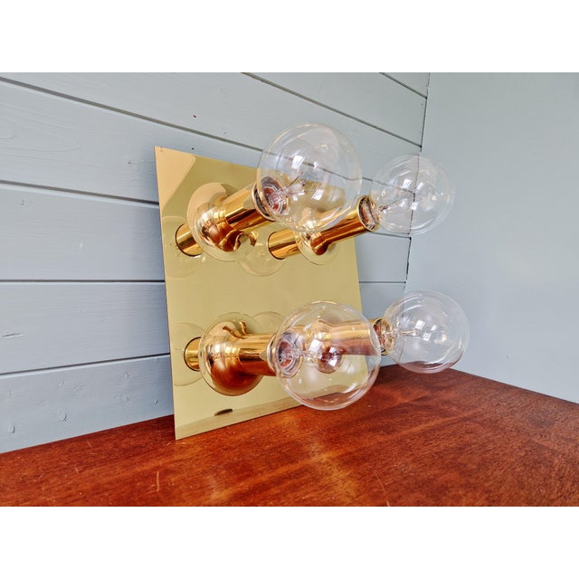 Tubular Brass Ceiling Light by Cosack Leuchten, 1970s For Sale - Image 6 of 14