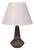 1960s Mid-Century Modern Einar Johansen, Table Lamp, Brown Stoneware For Sale