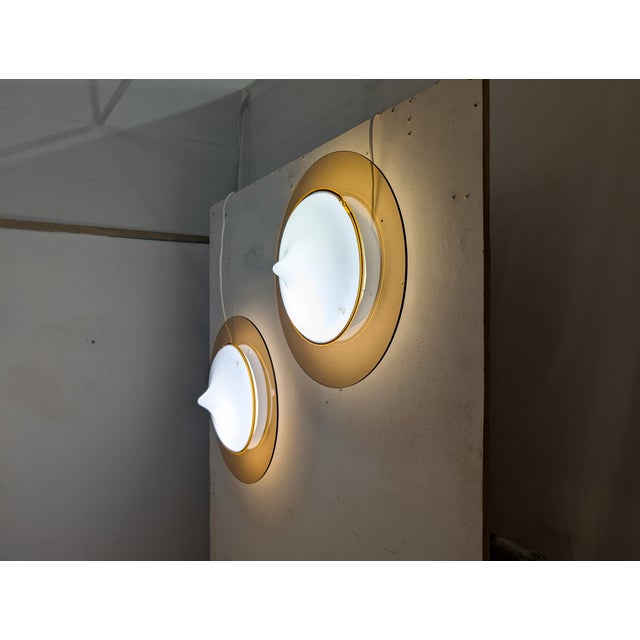 Murano Glass Wall Lamps, 1970s, Set of 2 For Sale - Image 10 of 11