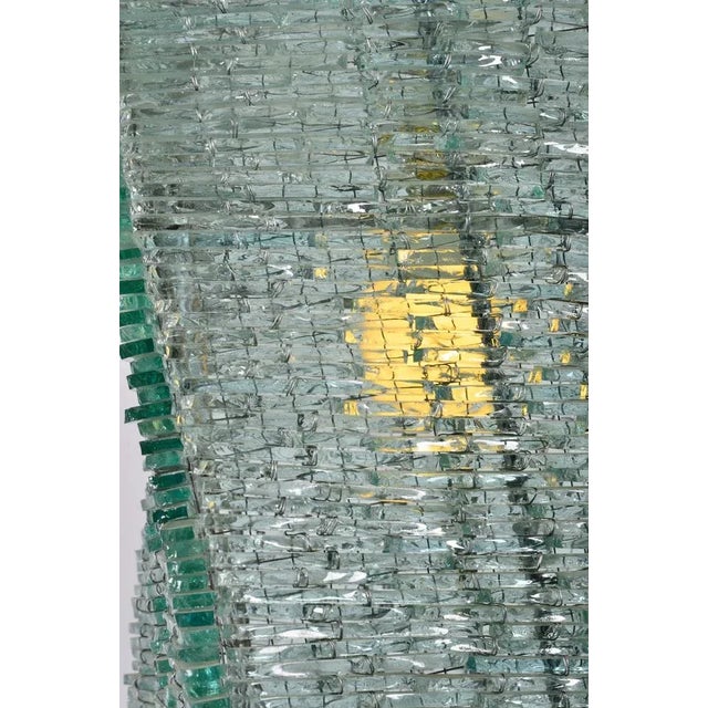Metal Glass Floor Lamp For Sale - Image 7 of 14