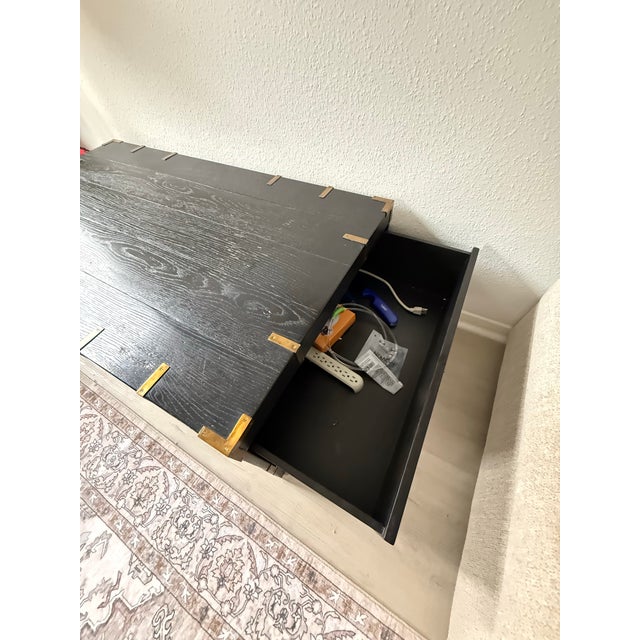 (Side table listed as well!) I purchased this large table from restoration hardware October 2021. It has normal wear and...