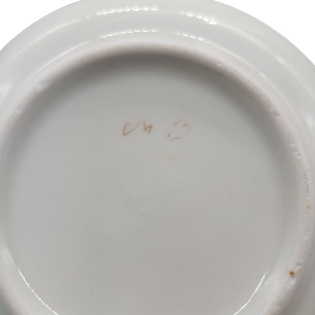Set of 3 Vintage C1970s Old Riga Porcelain Dishes Hand Painted by Milda Kalnina Brutane (1903-1979) For Sale - Image 13 of 17