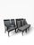 1990s Vintage Hollywood Regency Drexel Heritage Black Lacquered Dining Chairs - Set of 8 For Sale - Image 5 of 11