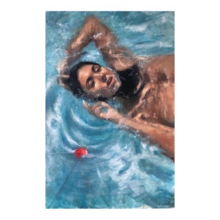 Carlos Antonio Rancano Oil on Canvas Titled "Catch of the Day” 2019 For Sale