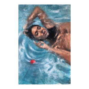 Carlos Antonio Rancano Oil on Canvas Titled "Catch of the Day” 2019