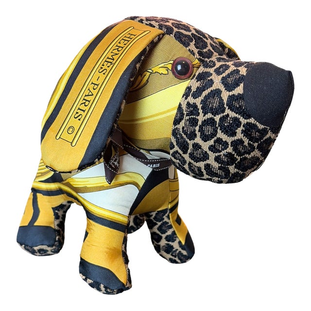 Hermes Rythmes Vintage Silk Scarf Loyal Puppy For Sale