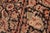 1990s Art Nouveau Floral 1990's Doop Pak-Persian Black/Green Wool Rug - 6'3'' X 9'1'' For Sale - Image 5 of 9