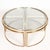 Gold Chrome and Brass Nesting Tables from Maison Charles, 1970s, Set of 5 For Sale - Image 8 of 9