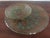 Mid 20th Century 1960's Mid-Century Lucite/Acrylic Chip & Dip Serving Tray with Gold Flecks and Green Leaves For Sale - Image 5 of 9