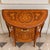 Brown 1980 French Artisan Louis XVI Brown Mahogany Side Table For Sale - Image 8 of 9
