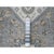 Textile 2010s Gray and Ivory, Karajeh Design With Geometric Medallion, Natural Wool, Square Oriental Rug For Sale - Image 7 of 12