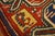 Red 1890s Red Geometric Tribal Antique Caucasian Kazak Rug 3' X 6' Handknotted Wool Carpet For Sale - Image 8 of 12