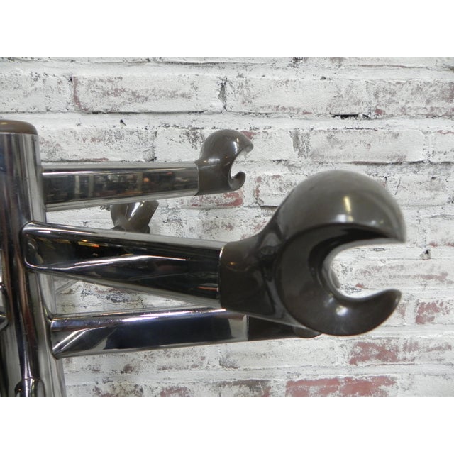 Mid-Century Modern French Chrome Coat Rack, 1960s For Sale - Image 9 of 15