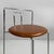 Metal Italian Modern Brown Faux Leather and Steel Bar Stool by Kazuhide Takahama for Gavina, 1970s For Sale - Image 7 of 16