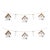 Modern House and Tube Vase String Garland (Set of 2) For Sale - Image 3 of 3