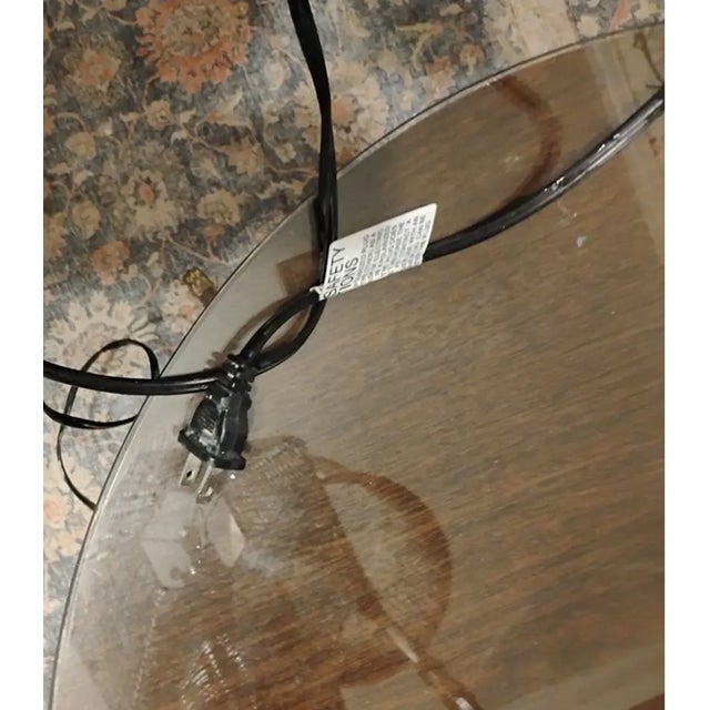 Vintage Rattan Table Lamp For Sale - Image 10 of 10