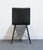 Metal Four Hands Furniture Irondale Diaw Collection Industrial Modern Style Faux Black Leather Dining Side Chair W. Waxed Iron Legs For Sale - Image 7 of 8