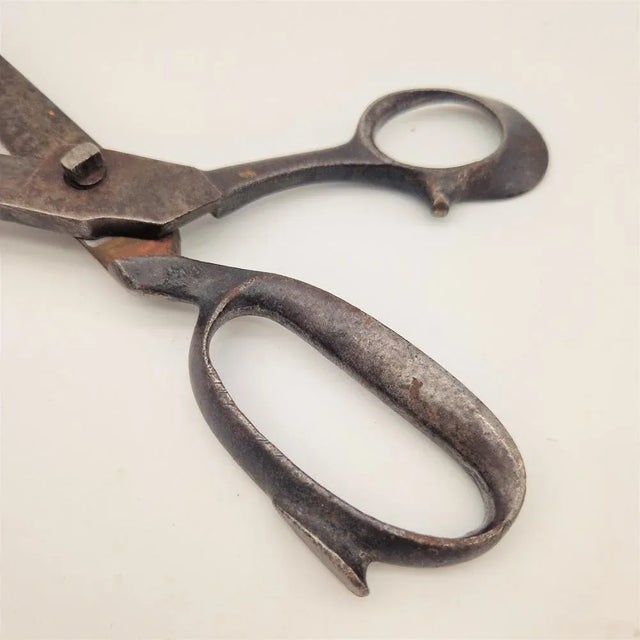 Mid-Century Modern Antique Scissor in Iron, 1930 For Sale - Image 3 of 5