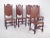 Dining Chairs with Leather Seats and Backs, Set of 5 For Sale - Image 4 of 15