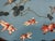 Paint Signed Gonda Japanese Cloisonne Enamel Tray With Goldfish and Morning Glory For Sale - Image 7 of 15