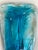 Alberto & Diego Giacometti Vintage Art Glass Blue Face Mask Paperweight For Sale - Image 4 of 10