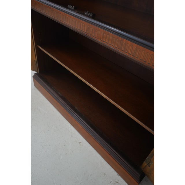 Baker Satinwood Neoclassical China Cabinet For Sale In Philadelphia - Image 6 of 18
