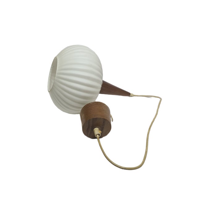 The wall lamp comes from the 1960s. Up to 250V (Europe/UK Standard).The wiring of this item may be original and might need...