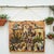 Textile Haraniya Wedding Celebration – Vintage 1987 Handwoven Wool Tapestry by Samiha Ahmed (4.2 X 4.7 Ft) For Sale - Image 7 of 11