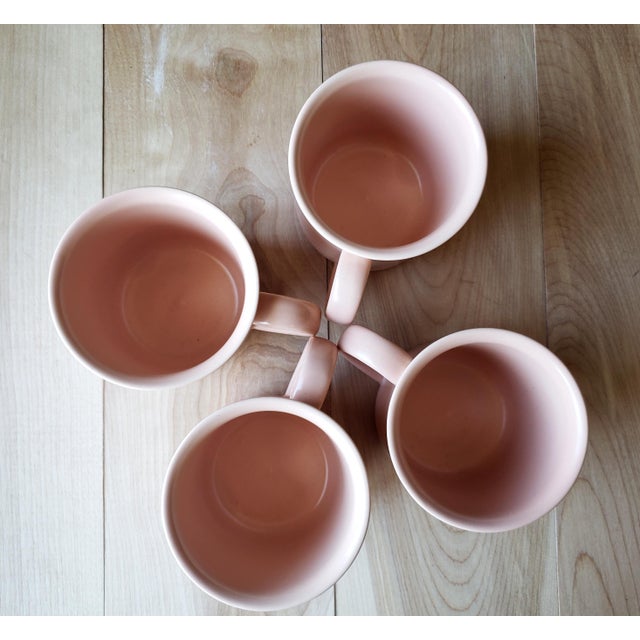 Art Deco Vintage Southwest Stoneware Coffee Mugs - Set of 4 by Treasure Craft For Sale - Image 3 of 7