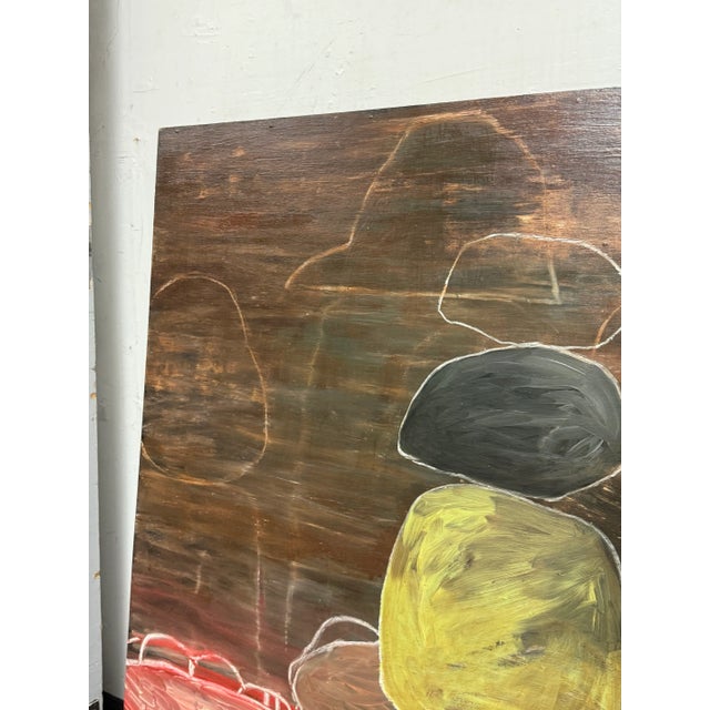 Circa 1998 Andrea Vonoit “Cap Dance” Original Oil Painting. For Sale - Image 4 of 12