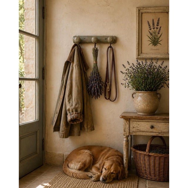 French Faux Bamboo Coat / Hat Rack For Sale - Image 4 of 5